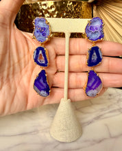 Load image into Gallery viewer, Agate and Geode Earrings
