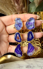 Load image into Gallery viewer, Agate and Geode Earrings
