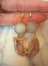 Load image into Gallery viewer, Druzy Agate Earrings
