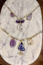 Load image into Gallery viewer, Amethyst Charm  Necklace
